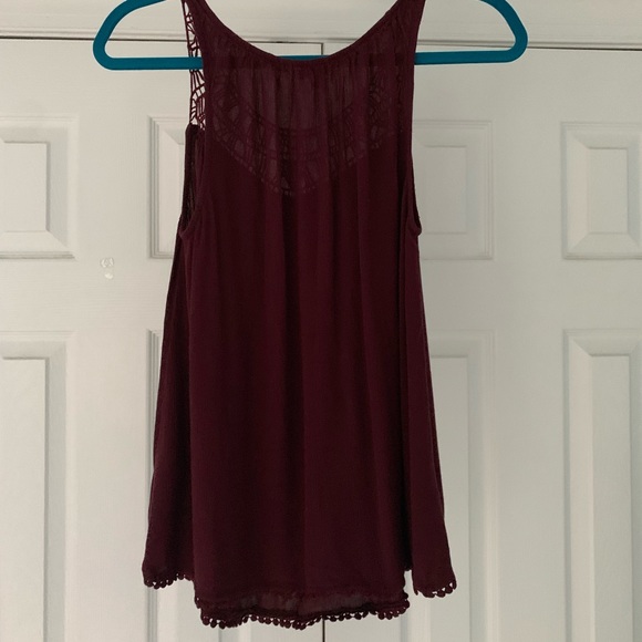 Maroon tank top - Picture 4 of 5